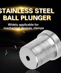 Top Shelf 304 Stainless Steel Ball Plungers Set Of Twenty Slick Positioning Beads for heavy duty clamps, showing a close-up of a ball plunger.