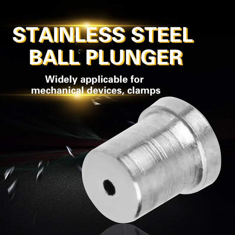 Top Shelf 304 Stainless Steel Ball Plungers Set Of Twenty Slick Positioning Beads for heavy duty clamps, showing a close-up of a ball plunger.