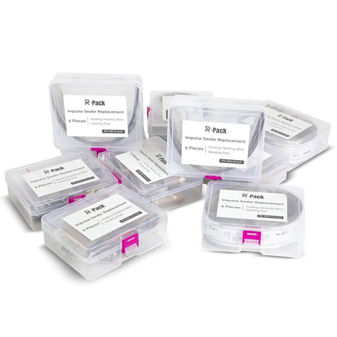 Impulse Sealer Heat Wire Element Strip 24 Inch Replacement Heating Wires For Sealing Machines Includes Six Replacement Sets