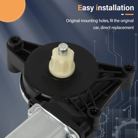 Close-up of Power Window Regulator Lift Motor For Front And Rear Right Passenger Side Direct Fit OEM Replacement