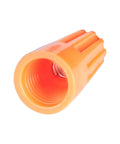 Close-up of an orange WireGard Screw On Wire Connector from the WireGard Screw On Wire Connector Assortment 22 To 8 AWG 25 Pack Electrical Wire Nuts
