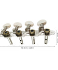 Mandolin Tuner Pegs And Acoustic Guitar Tuning Peg Knobs Set Of 4 Left 4 Right Replacement Hardware Classic Style Durable Guitar Tuning Keys For Stable Tuning And Smooth String Post Adjustments, 10.9cm set
