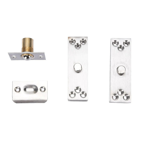 Heavy Duty Concealed Door Hinge Stainless Steel Pivot Hinge With 360 Degree Rotation 220 Lb Load Capacity Ball Bearing System