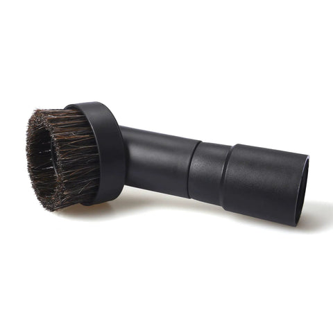 Long Horse Hair Vacuum Brush With Universal Connector For 25Mm, 32Mm, And 35Mm Hose, Small Round Dust Suction Attachment