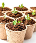 100 Pack 4 Inch Organic Peat Pots For Seed Starting Biodegradable Plantable Nursery Pots With Drainage Holes For Small Seedlings