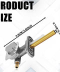 Fuel Petcock Shutoff Valve Kit For Yamaha Suzuki Kawasaki Motorcycles And ATVs With Gasket And Filter Tube Replacement Gas Tank Valve Assembly Fits YFM 250 350 Big Bear Kodiak Wolverine Raptor DRZ LTZ XT Series Ride Ready product size dimensions