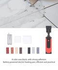 Tile Repair Kit With Electric Heating Pen And Eight Wax Blocks For Cracked Tile And Porcelain Repair, Battery Powered