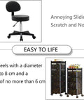 Top Shelf Rubber Furniture Pads Iron Clad Non Slip Chair Wheel Stopper for office chair pushing on hardwood floors.