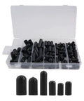 Awesome 105 Piece Rubber Vacuum Cap Kit With Assorted Hose Ends For Auto Carburetor Manifold Pipeline Repair And Fixing Leaks Fast in organizer box
