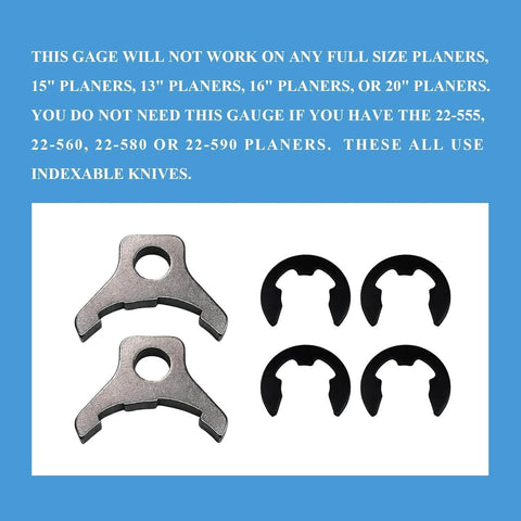 Set of components for 12 Inch Portable Planer Knife Setting Gauge For Quick Knife Height Adjustment And Jig Use