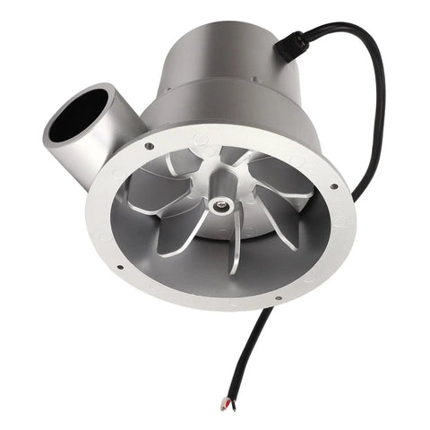 Micro Hydro Turbine Generator With Permanent Magnet Brushless Motor For Small Streams Off Grid Battery Charging High Efficiency showing front view with visible housing and wiring.