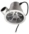 Compact Water Turbine Hydroelectric Generator with Permanent Magnet Brushless Motor for off-grid power, close-up view