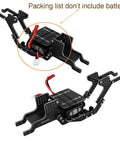 Carbon Fiber Chassis Frame Kit With Brass Skid Plate For 1 By 18 RC Crawler Redcat Ascent 18 Upgrade Part with shock mounts