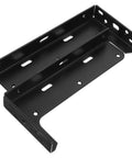 Beefy Heavy Duty L Shelf Brackets Wall Mounted for Shelves and Cabinets Black Steel Beams with screw holes and slots