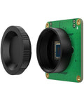 Global Shutter Raspberry Pi Camera Module With IMX296 Mono Sensor, 1456x1088 Resolution, 60fps, close-up view of detached parts