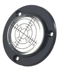 50Mm Circular Level Vial, Black For Acrylic Bubble Indicator with clear bubble and grid markings for precise leveling.
