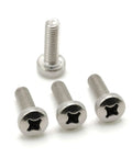 Toyota Rear License Plate Screws M6 1.0 By 20mm Stainless Steel Pack Of 4 For RAV4, Camry, Corolla, 4Runner, Highlander And More OEM Style Replacement Hardware