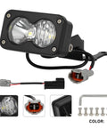 Electric Dirt Bike Headlight Kit With Aluminum 6000K To 6500K LED Bar for Sur Ron Light Bee X, Talaria Sting MX3, MX4, MX5.