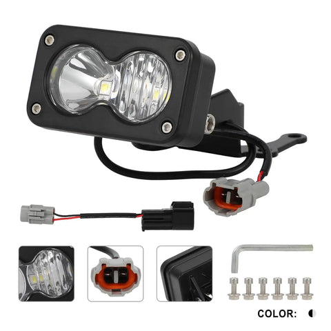 Electric Dirt Bike Headlight Kit With Aluminum 6000K To 6500K LED Bar for Sur Ron Light Bee X, Talaria Sting MX3, MX4, MX5.