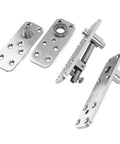 Hidden Door Hinges Stainless Steel Heavy Duty 360 Degree Pivot With Reinforced Pivot Column for Wood Doors in multiple parts