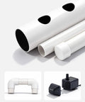 Hydroponics Growing System Kit For Home Garden With 3 Tier 108 Sites UPVC Pipe and Pump