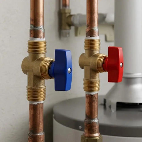 Heavy Gauge 1/2 Inch Brass Angle Stop Valve Built Tough As Nails With A Full Port Design for plumbing upgrades.