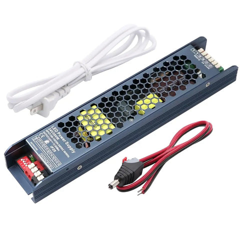 Beefy 24V 300W LED Power Supply Driver Dimmable Switching AC 110 To 220V To DC 24V With IP20, plug and play with connectors.