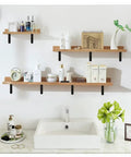 Tough As Nails Matte Black Stainless Steel L Brackets 3 By 3 Inch Heavy Duty Corner Braces For wall-mounted shelves.