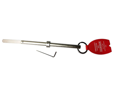 2 Pack Emergency Elevator Door Key Set With Large Tag Ring, Universal Drop Key For Rescue And Maintenance, Heavy Duty Access Tool For Elevator Doors, Firefighter Grade, Compatible With Most Brands Like KONE OTIS Thyssen Dover