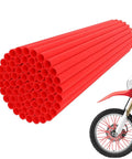 Universal 72 Piece Spoke Covers Kit With Wheel Wraps For Eight To Twenty One Inch Rims Fits E Bike E Dirt Pit Bike Motorcycle Bicycle
