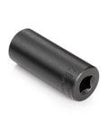 Deep 6-Point Impact Socket, Three-Eighths Inch Drive, Seventeen-Millimeter Deep Socket with laser and stamped markings