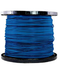 Heavy Duty 12 Gauge THHN Stranded Copper Wire For Outlets And Switches, 500 Feet Blue, Wet Or Dry Location Rated spool