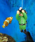4 Pack Floating Diver Fish Tank Decorations Cute Lil Diver Cartoon Playmate With Floating Device For Aquariums Adorbs Fish Tank Accessories For Small Tanks
