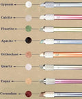 Pro Grade Hardness Test Kit For Industrial Minerals With Storage Box 2 To 9 Scratch Tester Set For Quick Gem Jade Jewelry And Stone Identification With Accurate Toughness Checks showing Mohs 2-9 test pens