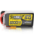 R Line Version 5.0 6S LiPo Battery Pack 22.2V 150C 1200mAh with XT60 Plug for RC Cars and Drones