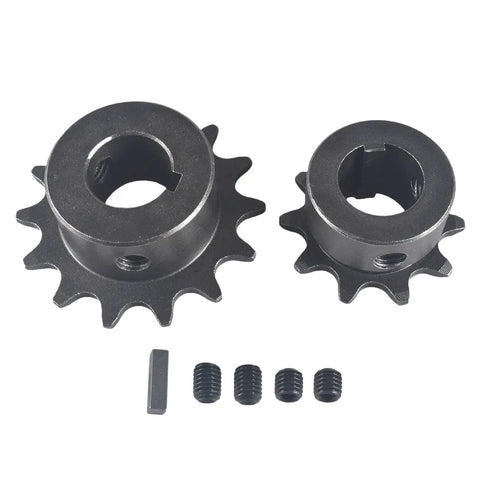 Go Kart Minibike Jackshaft Kit Three Quarter Inch By Fourteen Inch Shaft Compatible With 40 41 420 Chains sprockets and bolts included