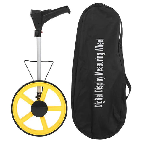 Ycauty Wheel Rangefinder with LCD Display Lightweight Measuring Wheel for Accurate Measurements on Roads 12.5inch with carrying bag.