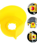 Emergency Stop Button Cover Guard For Electrical Safety No Accident Activation Shield Transparent Push Button Protector Easy Fit Protective Cap For Machines And Home Panels Size 2.75 X 2.55 X 1.77 Inches