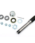 UCUT trailer hub assembly kit, 4-bolt on 4-inch circle; includes 1-inch straight spindle, bearings, seals, washers, cotter pin, and nuts