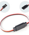Set Of 30 Pcs 3 Pin Servo Extension Cables, Male To Female Leads, for Planes Helicopters Drones, black connectors, wire close-ups