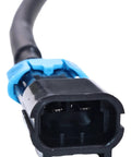 Hydraulic Tailgate Lift Actuator Replaces 99994-1167 For Kawasaki Mule Pro Dxt Dx Fxr Fxt connector close-up view in black and blue.
