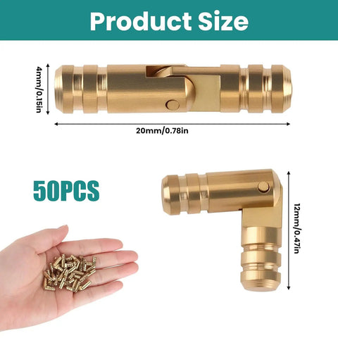 Concealed Cabinet Hinges For Woodworking And Jewelry Boxes Small Brass Hide Hinges With Pre Drilled Holes Easy Install No Fuss 135 Degree Swing