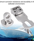 Tough As Nails 316 Stainless Steel Boat Locker Clamp Marine Hardware For Secure Hatch Hold Down And Quick Rattle Stop Latch 75 mm Size, showing heavy-duty clamps.