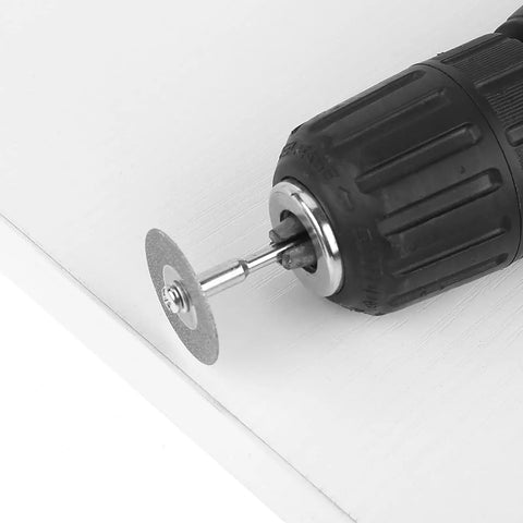 Versatile Burs Saw Blades Cutting Discs Tool Accessories Set Pro Grade Engraving Grinding Polishing Metal Wood Crafts 30 Burs 10 Blades 2 Mandrels Durable Complete Kit, mounted disc