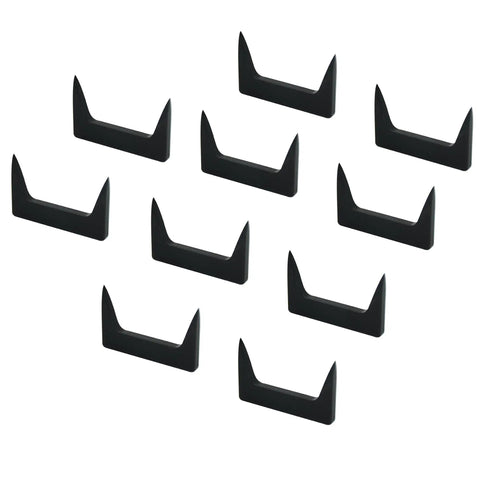 Pinch Dog Clamp Kit 10Pcs 2 Inch Woodworking Clamps For Glued Panels And Edge Joints in black steel, arranged in a grid
