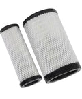 Best Performance A45K Air Filter Direct Replacement For Toyota Parts AF26614 And AF26613 Durable ABS Construction Black And White Finish 1pc shown in different sizes.
