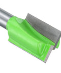 Pro Grade Bottom Cleaning Router Bit With One Quarter Inch Shank Carbide Tip For Spoilboard Surfacing, close-up view