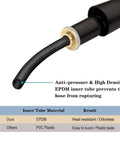 69 Inch Extra Long Stainless Steel Shower Hose With Brass Insert, Oil Rubbed Bronze Finish, EPDM Inner Tube Detail