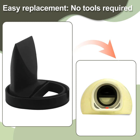 Airstack Bottom Seal Replacement For Little Green 1400 Vacuum Cleaner Sealing Gasket Compatible With 1400 Series And Airstack Models Easy Install Durable Part For Home Cleaning black rubber gasket shown with vacuum tank housing