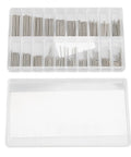 Stainless Steel Watch Band Link Pins And Spring Bar Tool Set With Durable Storage Box 300Pcs Replacement Pins displayed in open box